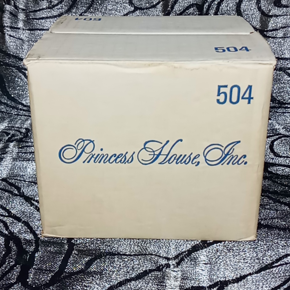 Princess House Heritage 4 Etched Irish Style Glass